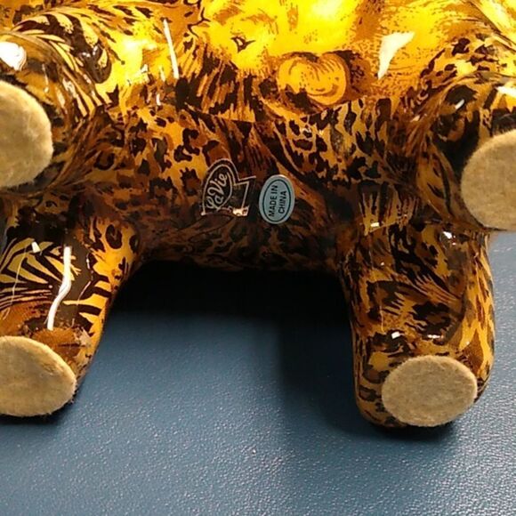 Vintage LaVie Jungle Safari Hand painted Hidden Safari Animals Rhino - Picture 5 of 8